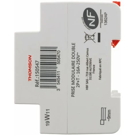 Coupon ???? Prise Modulaire Double NF 16A 2P+T - Thomson ???? 5 Coupon ???? Prise Modulaire Double NF 16A 2P+T - Thomson ???? – Image 3