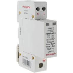 Sortie ???? Parafoudre Modulaire Ph+N Idéal T2 - 40kA - Thomson ????