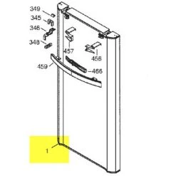 De gros ???? PORTE REFRIGERATEUR AVEC JOINT MAG POUR REFRIGERATEUR THOMSON - 41X0637 ❤️