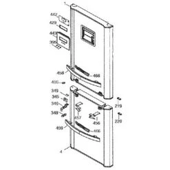 Budget ???? PORTE REFRIGERATEUR REP 1 POUR REFRIGERATEUR THOMSON - 41X0982 ✨