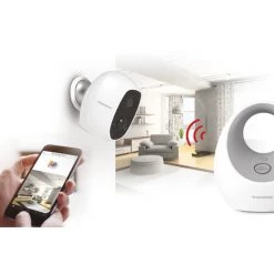 Sortie ???? THOMSON Pack Sécurité Connectée Sans Fil - Full HD - LENS 300 - Application Link-Home - ???? -THOMSON Soldes 15776101 4