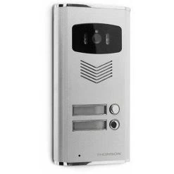 Budget ???? Thomson - Platine De Rue Vidéo MULTI HOME 2 Fils 2 Porte-noms Compatible 512285 Et 512281 ????