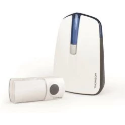 Grosses soldes ???? THOMSON Carillon Sans Fil Avec Bouton 150 M Blanc ????