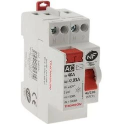 Les meilleures critiques de ???? THOMSON Interrupteur Différentiel A Vis - 40A Type AC NF ????