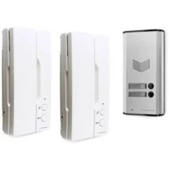 Offres ???? Thomson Kit Interphone Audio Pour 2 Logements - Gris ????