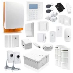 Grosses soldes ???? Kit Sécurité Système D'alarme Sans Fil Pour Maison Connectée 31 Pcs THOMSON ????