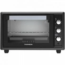 Coupon ???? THOMSON THEO2238MFB- Mini-four éléctrique Multifonction 38L - Tournebroche - Contrôle Manuel Température 30°C A 250°C - 2000W ✨