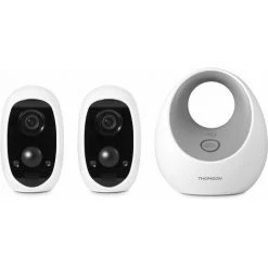 Meilleure affaire ???? THOMSON Kit Alarme Sans Fil Connectée LENS Pour Appartement T2/T3 - ???? -THOMSON Soldes 64040676 3