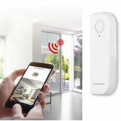 Meilleure affaire ???? THOMSON Kit Alarme Sans Fil Connectée LENS Pour Appartement T2/T3 - ???? -THOMSON Soldes 64040676 4