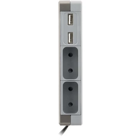 Nouveau ???? Multiprise Extraplate 4 Prises 2P 6A + 2 USB - Thomson ???? 5 Nouveau ???? Multiprise Extraplate 4 Prises 2P 6A + 2 USB - Thomson ???? – Image 3