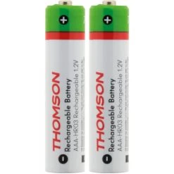 Meilleure vente ???? Pack 2x Piles Rechargeables HR03 AAA 900 MAh - Thomson ????