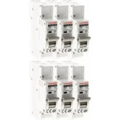 Grosses soldes ❤️ Lot De 6 Disjoncteurs à Connexions Automatiques PH+N Thomson - 16A NF ✔️